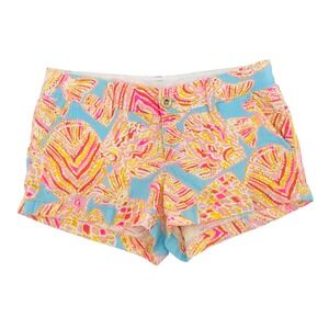 LILLY PULITZER The Walsh Short Size 6‎ Breakwater Fish Print
